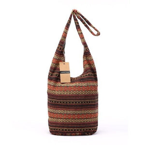 Bohemian Styled Hippie Aztec Folk Tribal Crossbody Bag
