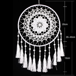 Dream Catcher White and Black - 40cm