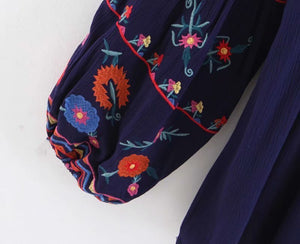 Vintage Women's Hippie Old Skool Blouse | Long Sleeve | Free Size | 4 Colours