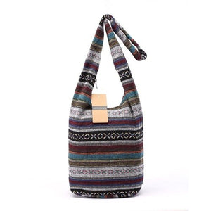 Bohemian Styled Hippie Aztec Folk Tribal Crossbody Bag