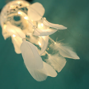 Beautiful Dream Catcher Wind Chime With Light