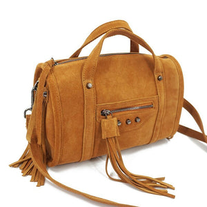 Genuine Leather Hippie Styled Business Handbag