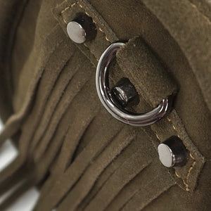 Genuine Leather Hippie Styled Business Handbag