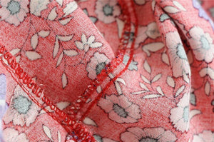 Vintage Women's V-neck Bohemian Kimono Top | S-L | 2 Colours