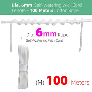 High Quality Self-Watering Hydroponic Wick Rope - Various Sizes