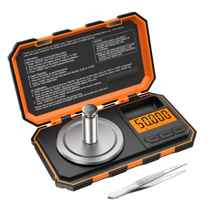 0.001g - 50g Mini Digital Pocket Scale With 50g Calibration Weight