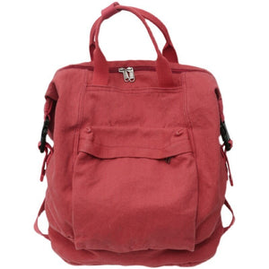 Large Cool Plain Canvas Shoulder Backpacks - Various Colours