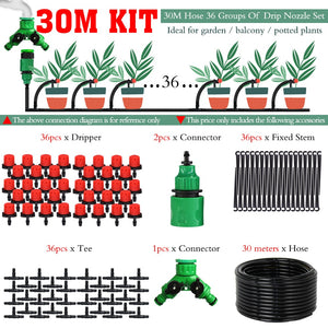 Drip Irrigation Watering Kit - Various Sizes