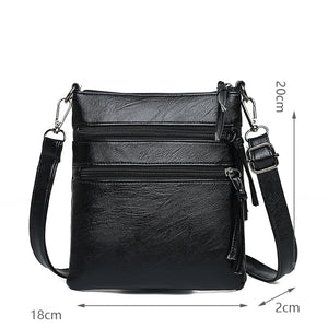 Small Leather Women's Shoulder Bag - Various Colours