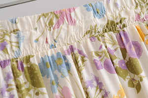 Cute Hippie Love Long Maxi Bohemian Skirt | High Waisted | S-XL