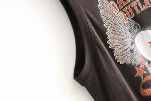 Women's Festival Loose Camo Tank Top | Outlaws | S-L