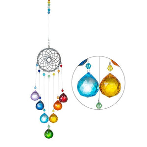 Colourful Crystal Wind Chime Dream Catcher | Various Designs