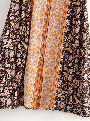 Real Hippie Long Maxi Bohemian Skirt | High Waisted | S-L | Various Colours