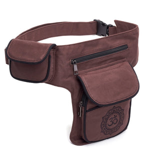 Hippie Styled Waist Belt Bag With Om