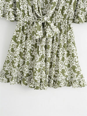 Women's Deep V-neck Bohemian Beach Romper | S-L | Various Colours