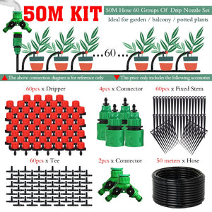 Drip Irrigation Watering Kit - Various Sizes