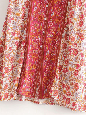 Real Hippie Long Maxi Bohemian Skirt | High Waisted | S-L | Various Colours