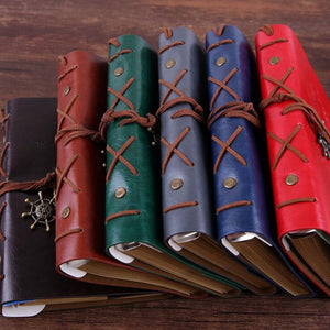 Spiral Leather Journal | Various Colours & Sizes