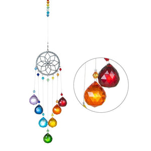 Colourful Crystal Wind Chime Dream Catcher | Various Designs