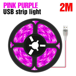 LED Grow Light Strips | Various Lengths | USB Powered