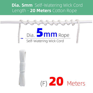 High Quality Self-Watering Hydroponic Wick Rope - Various Sizes