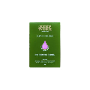 Hemp Worx Rose Geranium And Patchouli Soap Bar