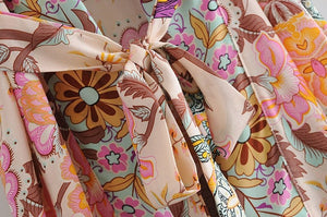Women's Bohemian Peacok Kimono Bikini Cover Up | Various Colours | S-L