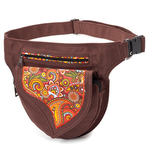 Groovy Hippie Styled Fanny Pack Waist Belt Bag