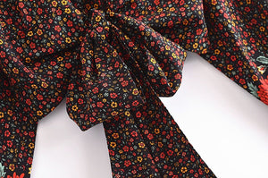 Women's Bohemian Blouse Bow Crop Top | Beach Summer Top | S-L