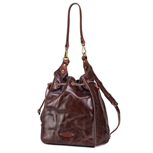 Premium 100% Real Leather Cross Body Bag - Various Colours