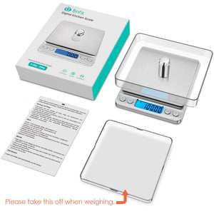 0.01g - 500g Digital Pocket Scale With Calibration Weight