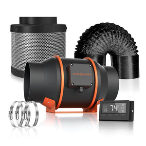 Intelligent Hydroponic 6 Inch Ventilation Kit