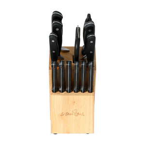 5-Star Chef 14PCS Kitchen Knife Set | Stainless Steel Non-stick | Sharpener