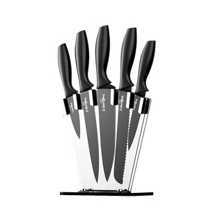5-Star Chef 7PCS Kitchen Knife Set | Stainless Steel Non-stick | Sharpener