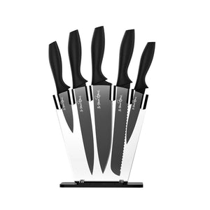 5-Star Chef 7PCS Kitchen Knife Set | Stainless Steel Non-stick | Sharpener
