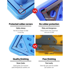 Kids Table and Chair Set | 5 Piece | Blue