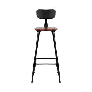 Set of 4 Vintage Industrial Bar Stools | Retro Dining Chairs