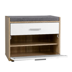 Wooden Cupboard Bench With Storage
