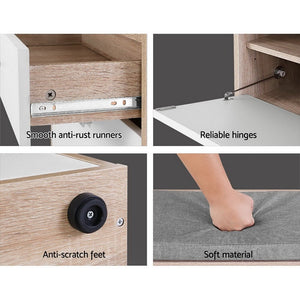 Wooden Cupboard Bench With Storage