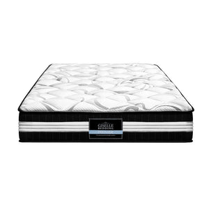 Giselle Bedding Mykonos Euro Top Pocket Spring Mattress 30cm Thick Single