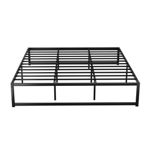 Artiss King Size Metal Bed Frame - Black | Modern Mattress Platform