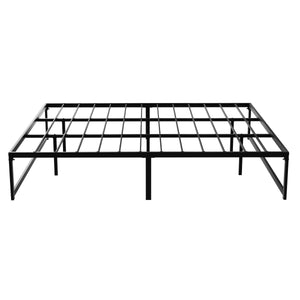Artiss King Size Metal Bed Frame - Black | Modern Mattress Platform