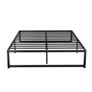 Queen Size Metal Bed Frame | Black TINO Platform by Artiss
