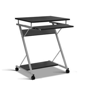 Pull Out Table Desk | Metal | Black