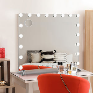 Embellir Bluetooth Makeup Mirror with Light | Wall Mounted Hollywood LED Cosmetic Mirror