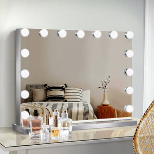 Embellir Hollywood Frameless Makeup Mirror - LED Lighted Vanity | Beauty Mirror