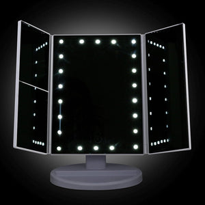 Embellir LED Tri-Fold Make Up Mirror