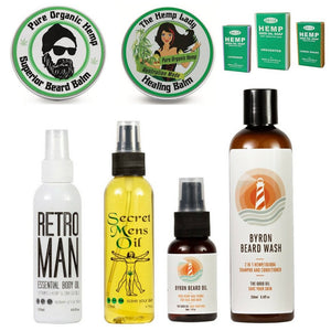 Men's Ultimate Hemp Beard And Body Care Package