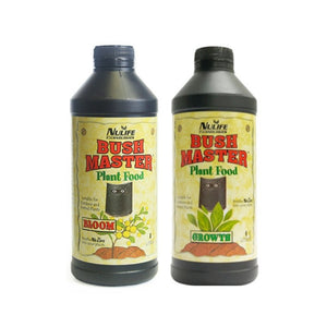 Nulife Bushmaster Grow + Bloom Nutrient Set - 1L