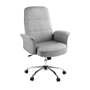 Comfortable Grey Fabric Office Chair